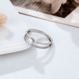 Bague loriele Lia Dualis - Diamant Moissanite💎