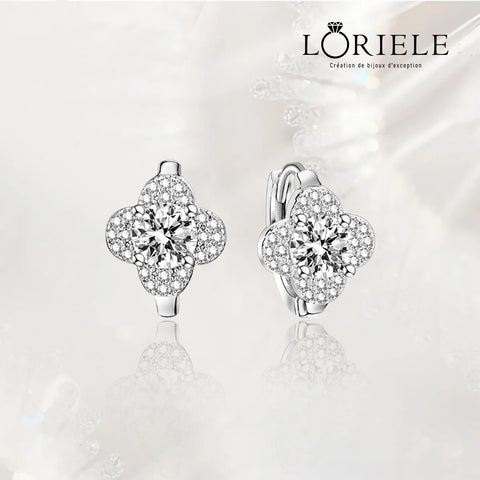 Klaver Clip-on Oorbellen - 1 Karaat Moissanite Diamant 💎