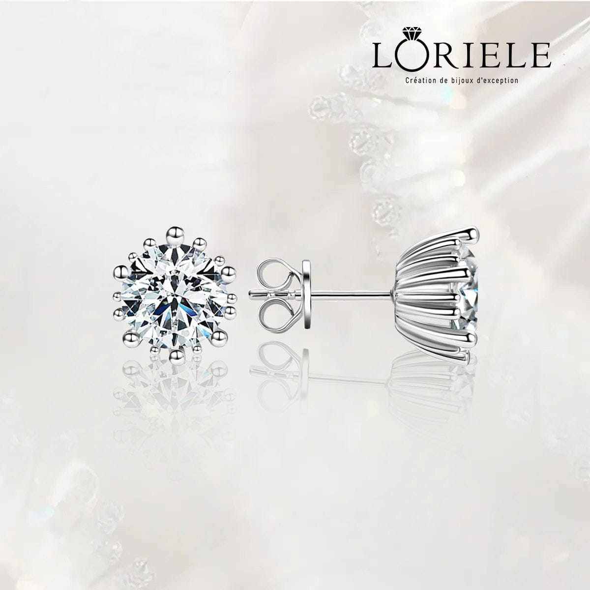 Boucles d'oreilles Aluna Perla - Diamant Moissanite💎