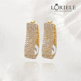 Boucles d'Oreilles Éclat Nacrée en - Plaqué 18 Carats✨