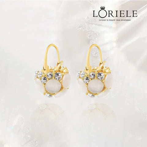 Boucles d'Or Perlées Lustré Plaqué Or 18 Carats🦪