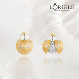 Boucles d'oreilles Trésor de Coccinelle - Diamant Moissanite 💎