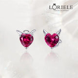 Boucles d'oreilles Ange & Démon ❤️‍🔥- Diamant Moissanite 💎