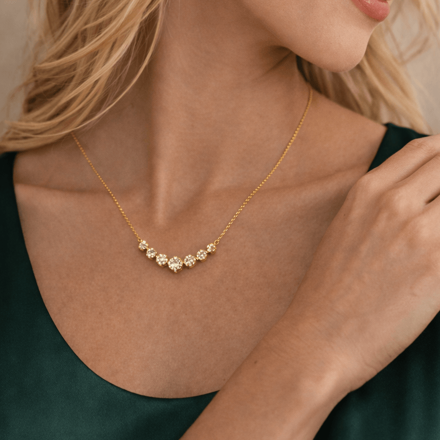 Collier Arc éclat D'Artémis - Diamant Moissanite💎