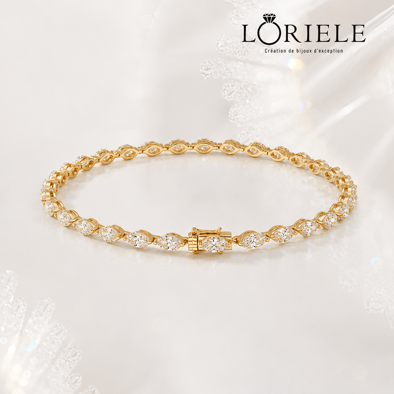 Bracelet Elysia marquise - Diamant Moissanite 💎