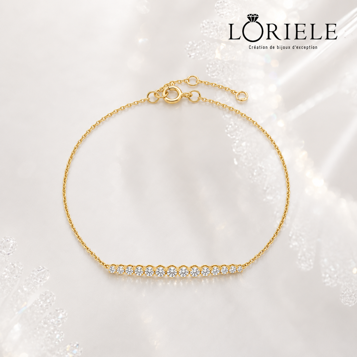 Bracelet Fine Leïla - Diamant Moissanite 💎