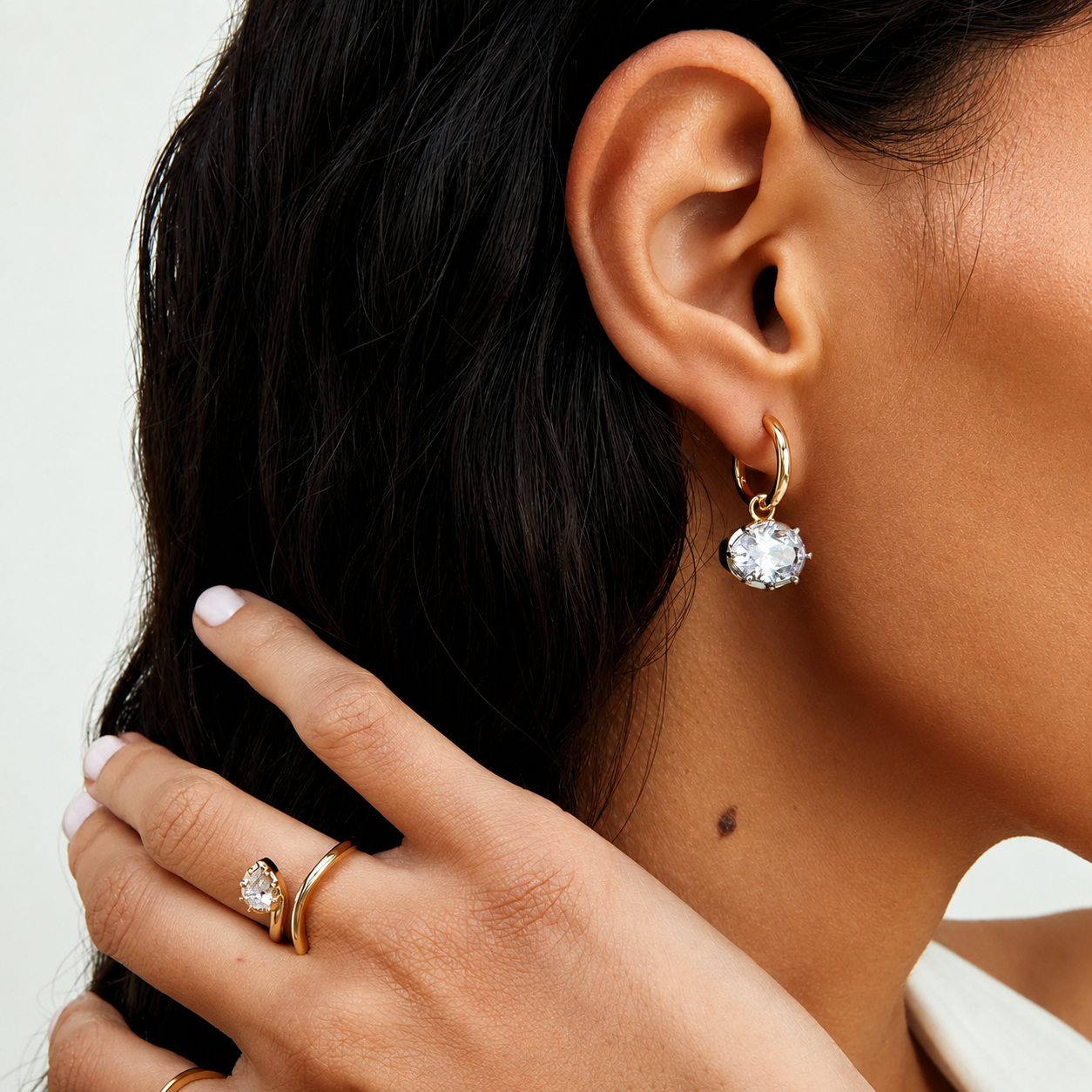 Boucles d'oreilles Diane Minerva - Diamant Moissanite💎