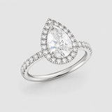 Bague Goutte de Lune - Diamant Moissanite💎