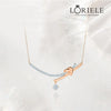 Collier Arc d'Amour Cupidon - Diamant Moissanite 1 Carat 💎Loriele™