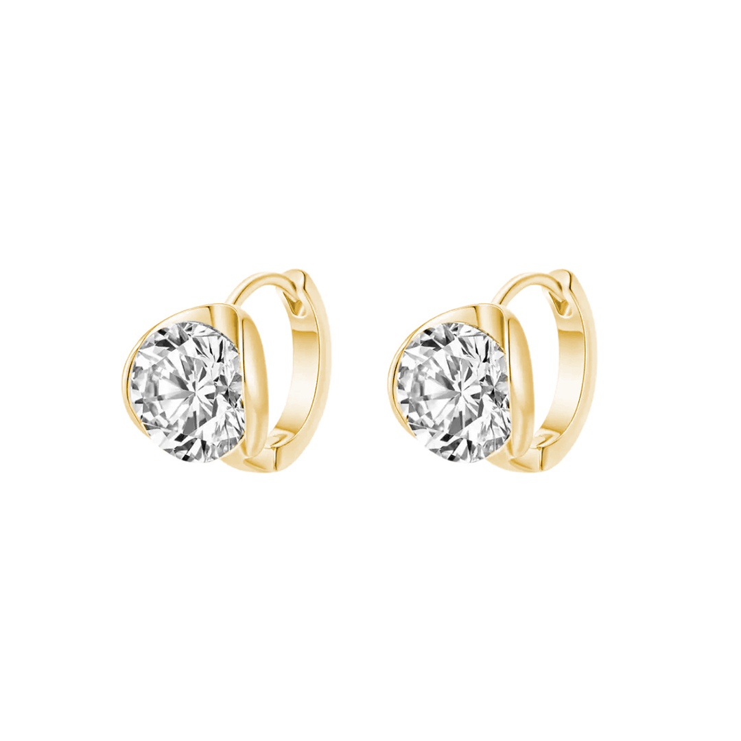 Boucles d’oreilles Curved Cléophée - Diamant Moissanite💎