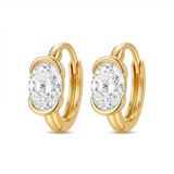 Boucles d’oreilles Ovale Closure - Diamant Moissanite💎