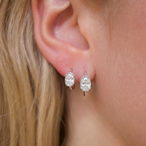 Boucles d’oreilles Ovale Closure - Diamant Moissanite💎