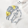 Ensembles de bagues Étreinte du Crâne Argent sterling 925 - Diamant Moissanite 1 Carat 💎