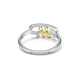 Bague Pin Twistid 💫 - Diamant Moissanite💎