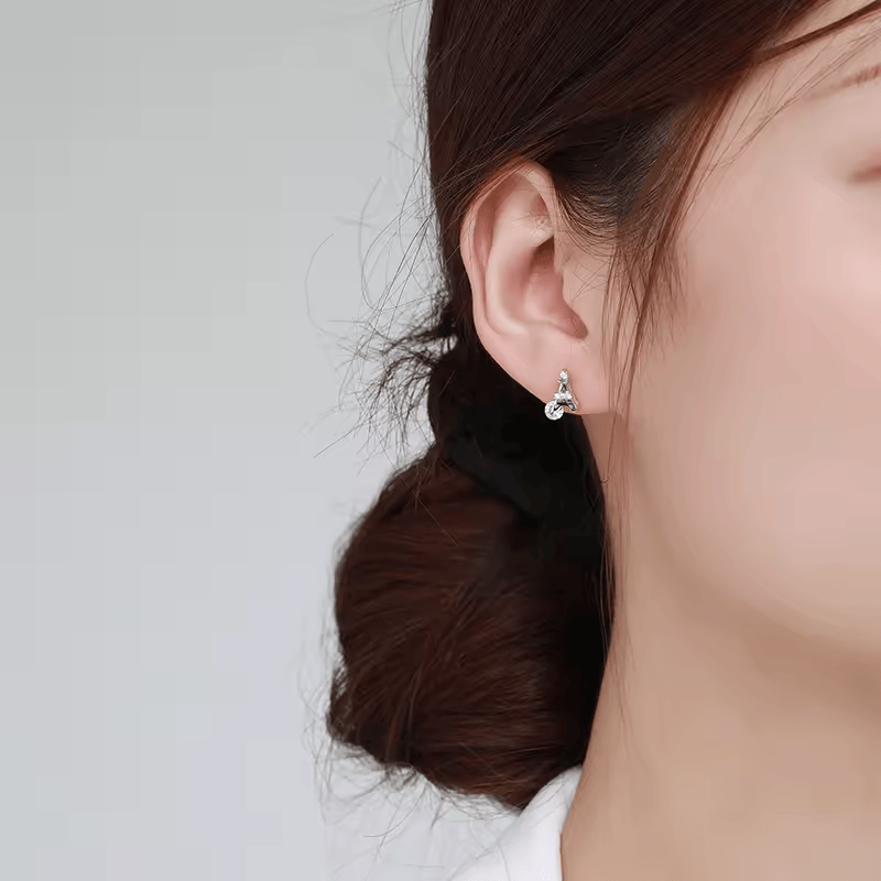 Boucles d'oreilles Ici Paris 🇫🇷 - Diamant Moissanite 💎
