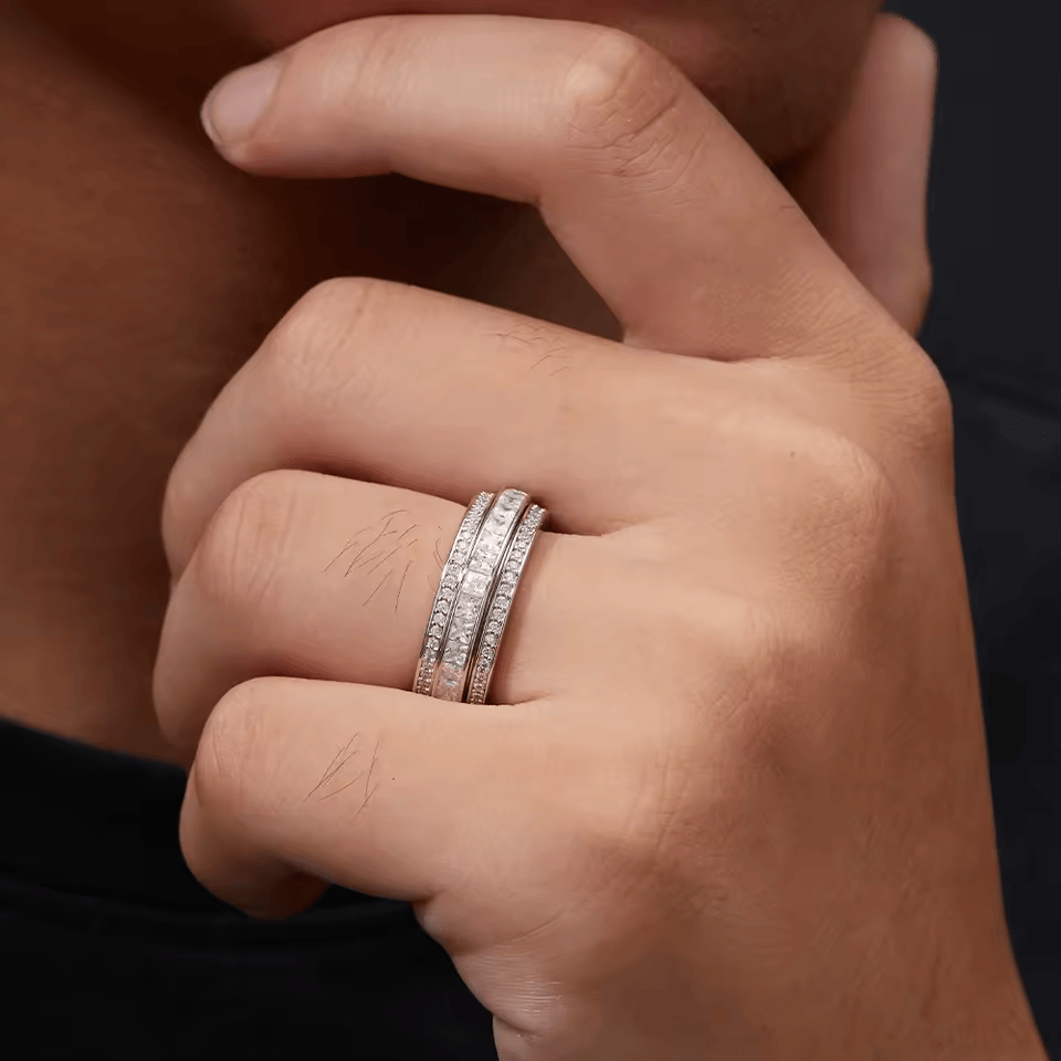 Bague Rivière Impérial - Diamant Moissanite💎
