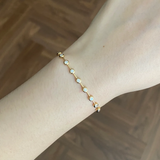 Bracelet Constellation Cassiopée - Diamant Moissanite 💎