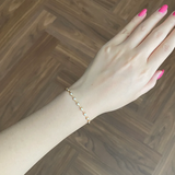 Bracelet Constellation Cassiopée - Diamant Moissanite 💎