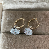 Boucles d'oreilles Diane Minerva - Diamant Moissanite💎