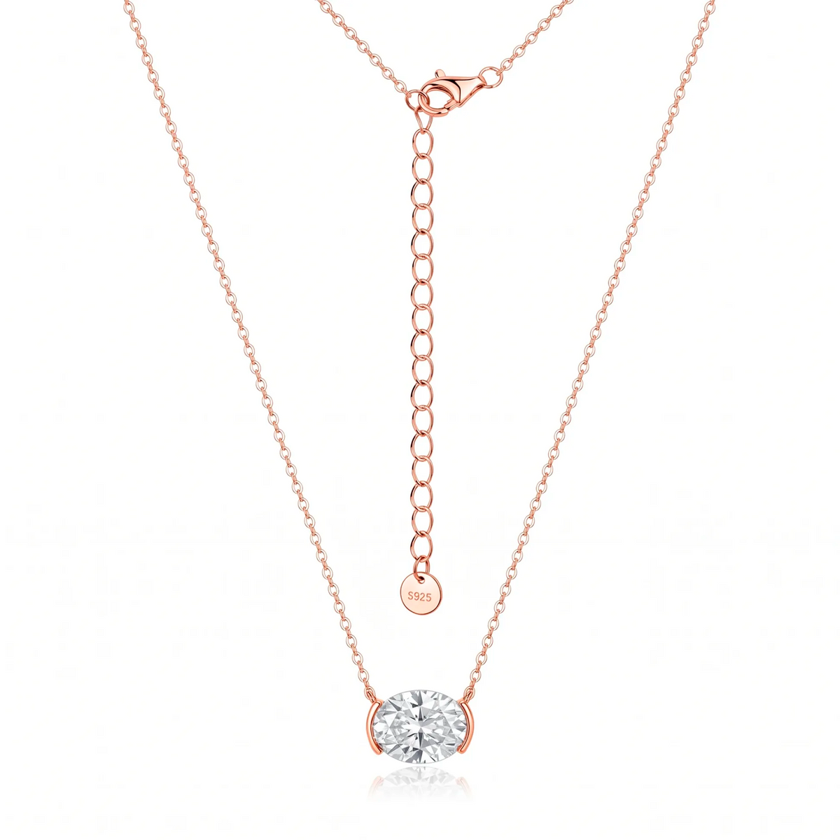 Collier Ovale Eudoxie - Diamant Moissanite💎