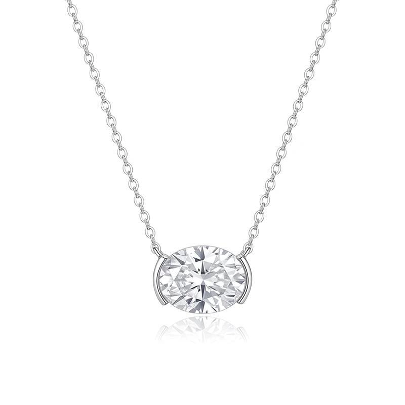 Collier Ovale Eudoxie - Diamant Moissanite💎