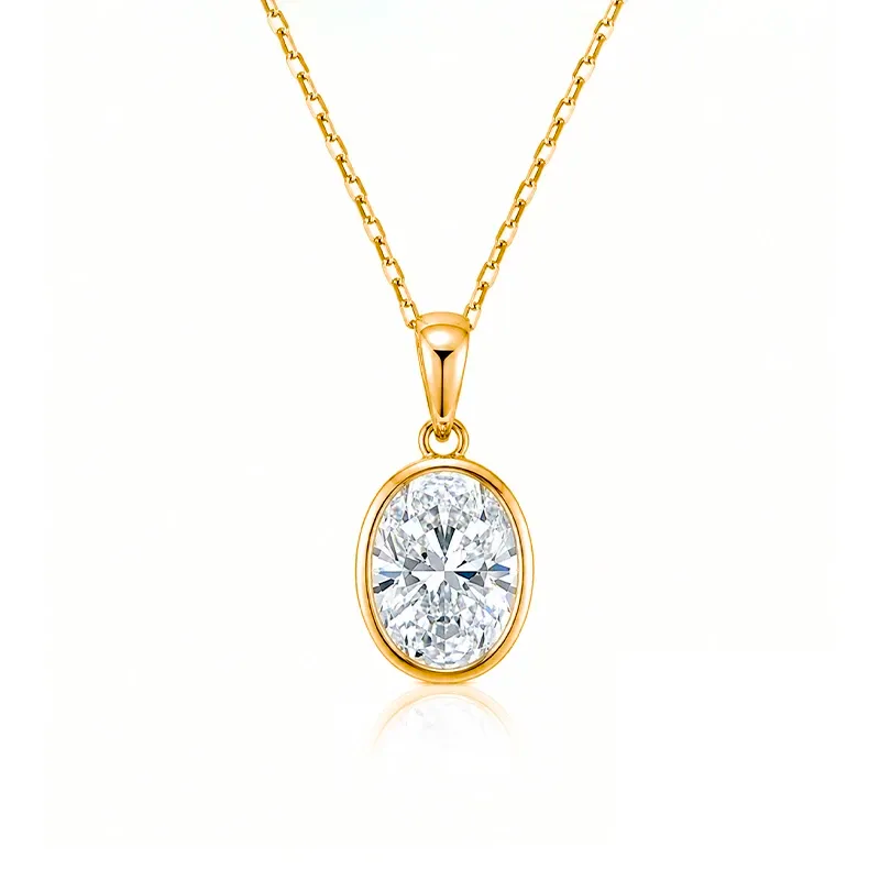 Collier Ovale Apolline - Diamant Moissanite💎