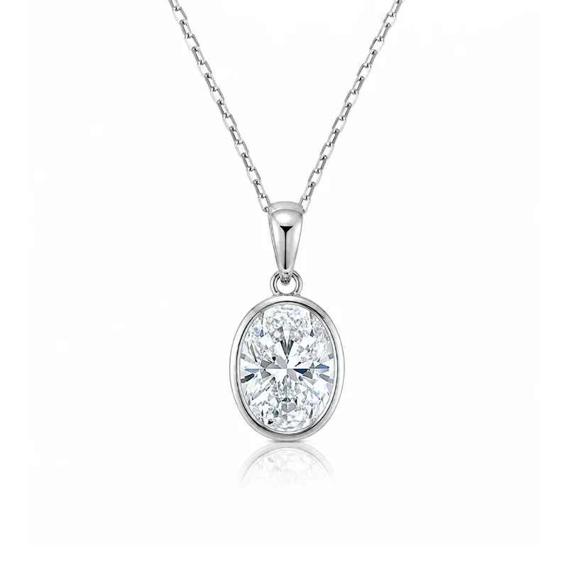 Collier Ovale Apolline - Diamant Moissanite💎