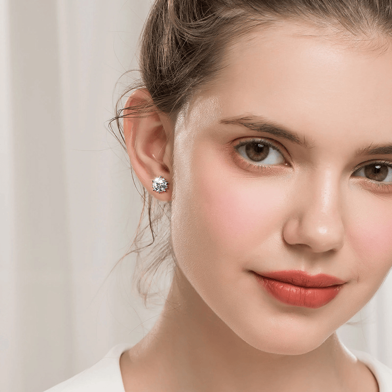 Boucles d'oreilles Aluna Perla - Diamant Moissanite💎