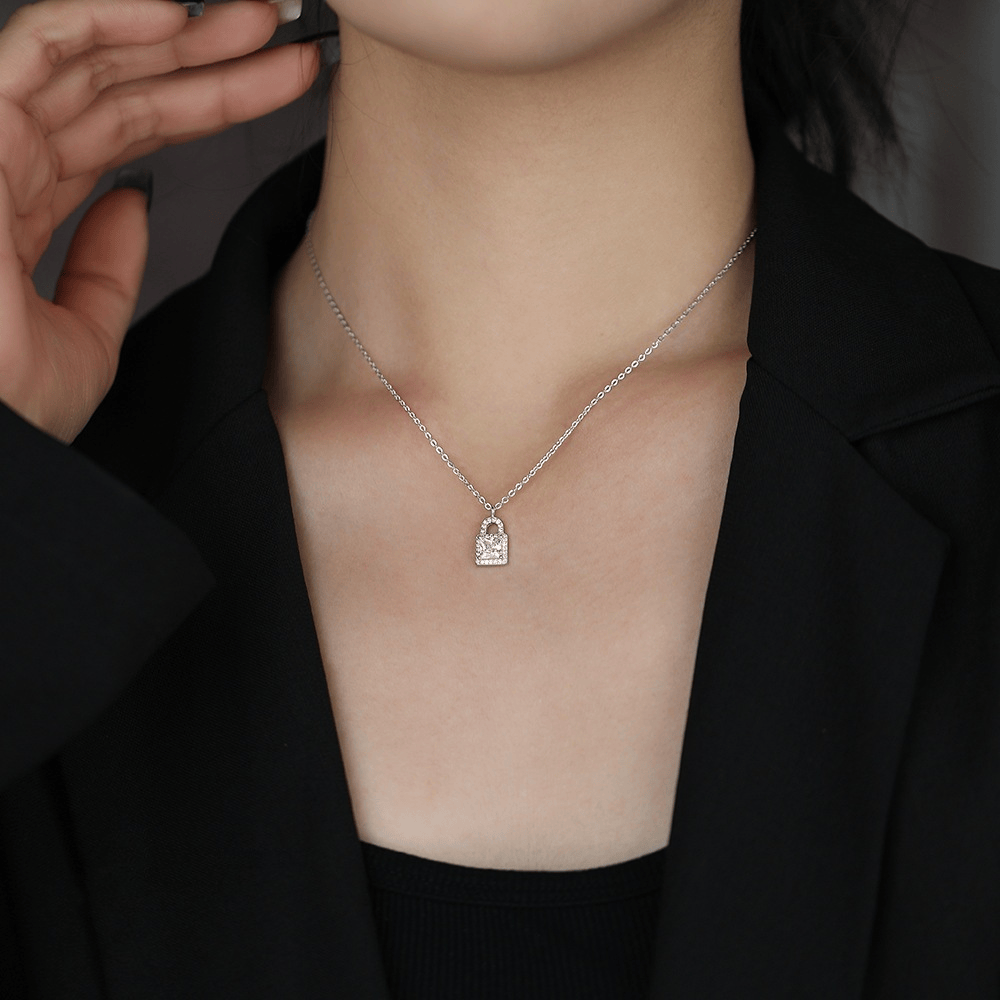 Collier Cadenas Éclat Scellé – Diamant Moissanite💎