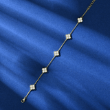 Bracelet Clover 🍀- Diamant Moissanite 1 Carats💎Loriele™