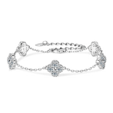 Bracelet Clover 🍀- Diamant Moissanite 1 Carats💎Loriele™