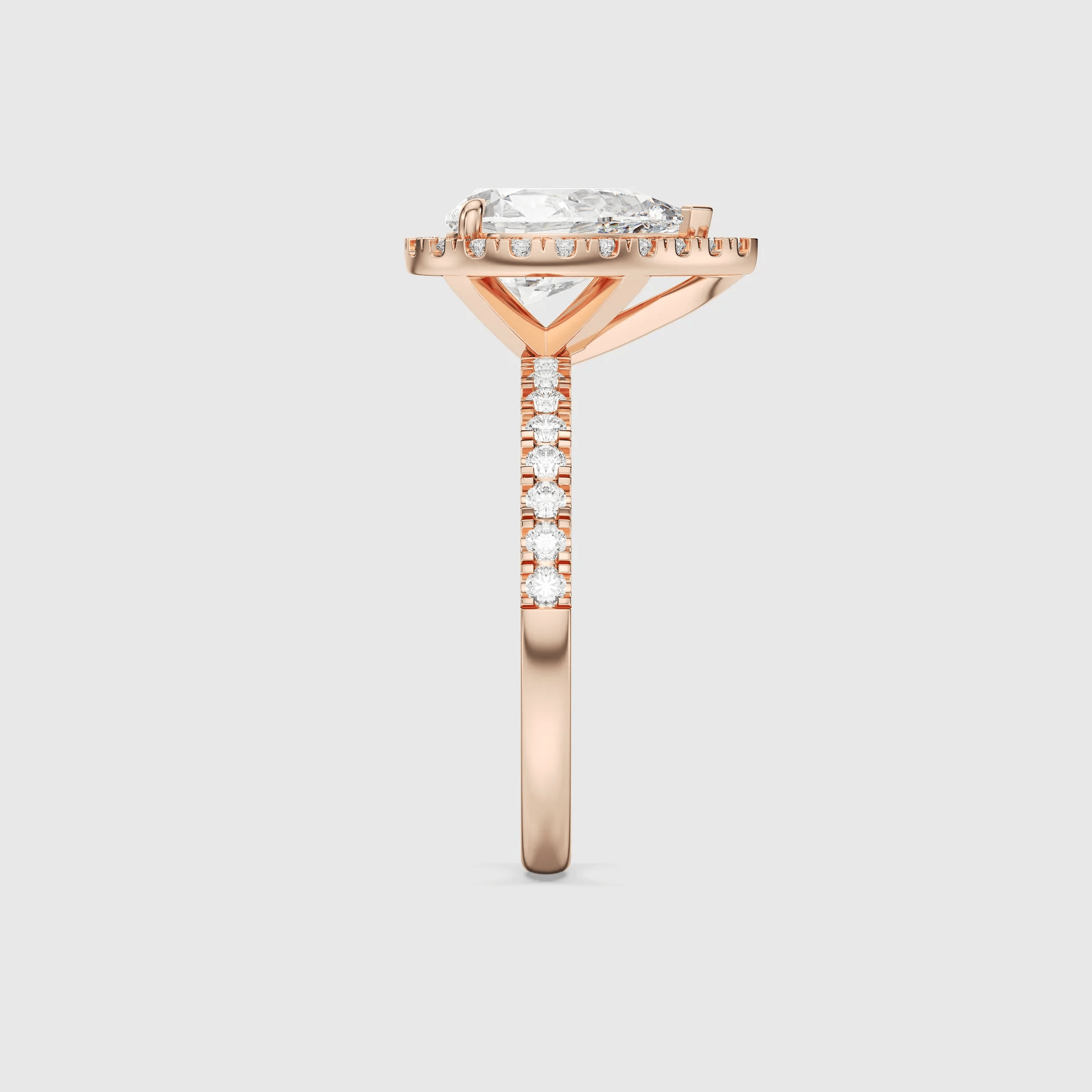 Bague Goutte de Lune - Diamant Moissanite💎