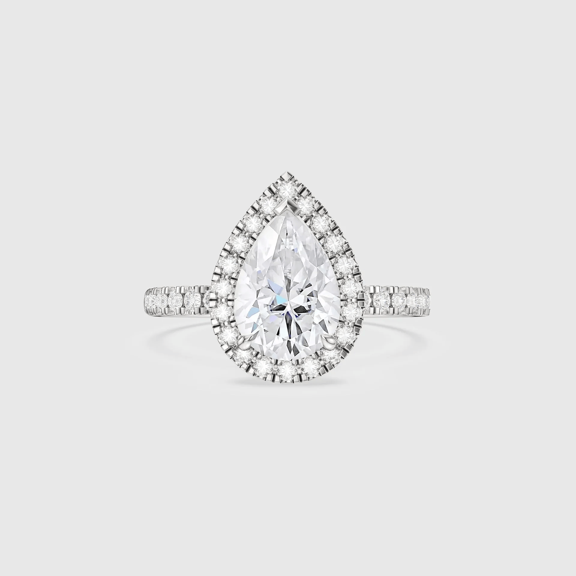 Bague Goutte de Lune - Diamant Moissanite💎