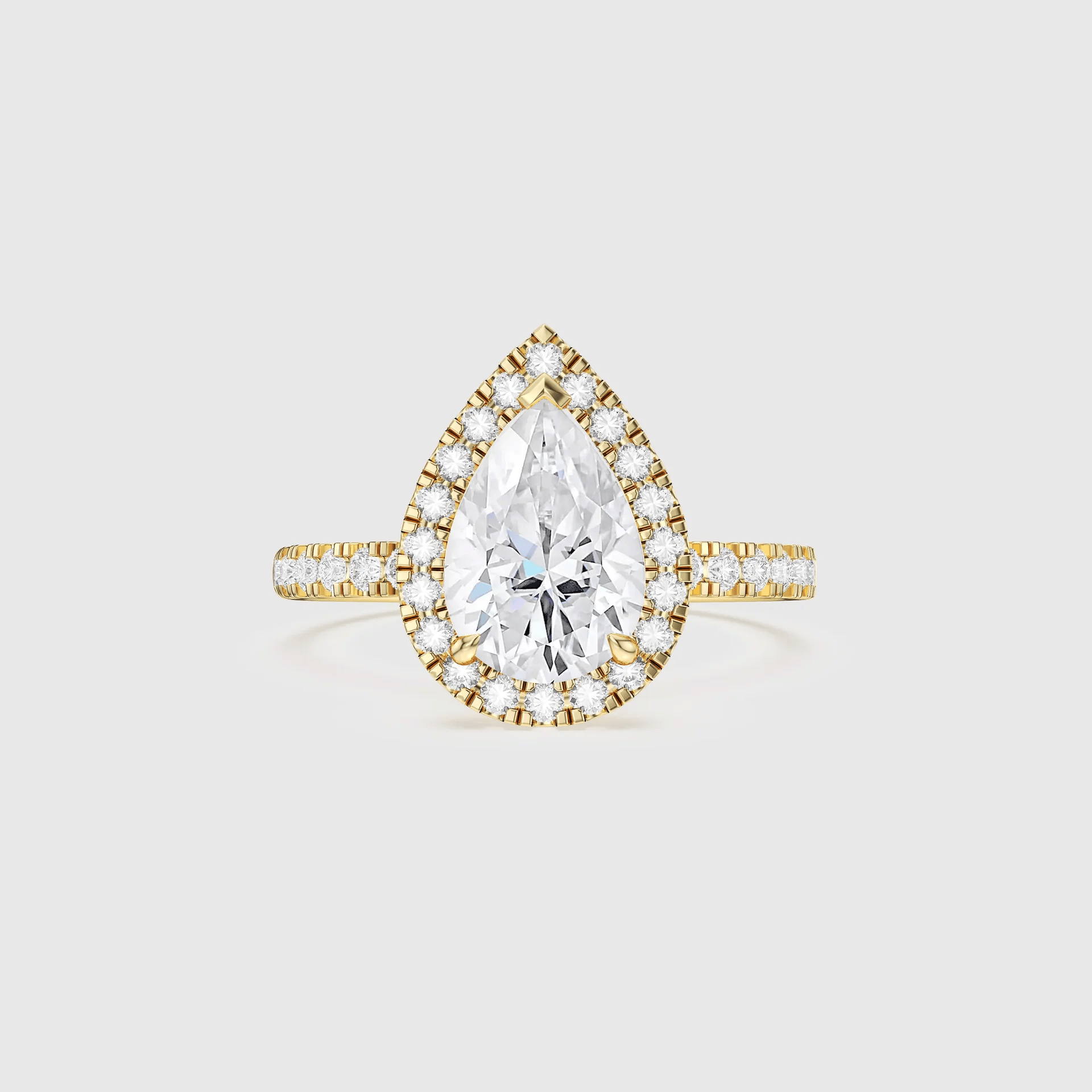 Bague Goutte de Lune - Diamant Moissanite💎