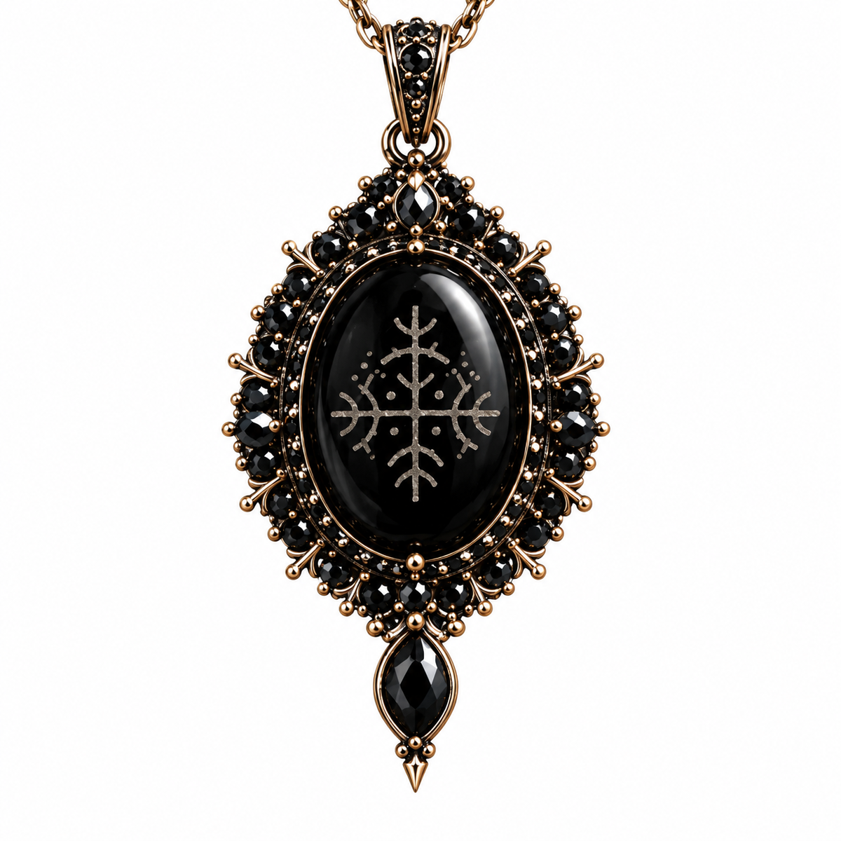 Collier sur mesure Obsidienne noire [Tania Chaudet]