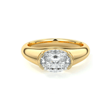Bague Souverain de Cristal - Diamant Moissanite💎