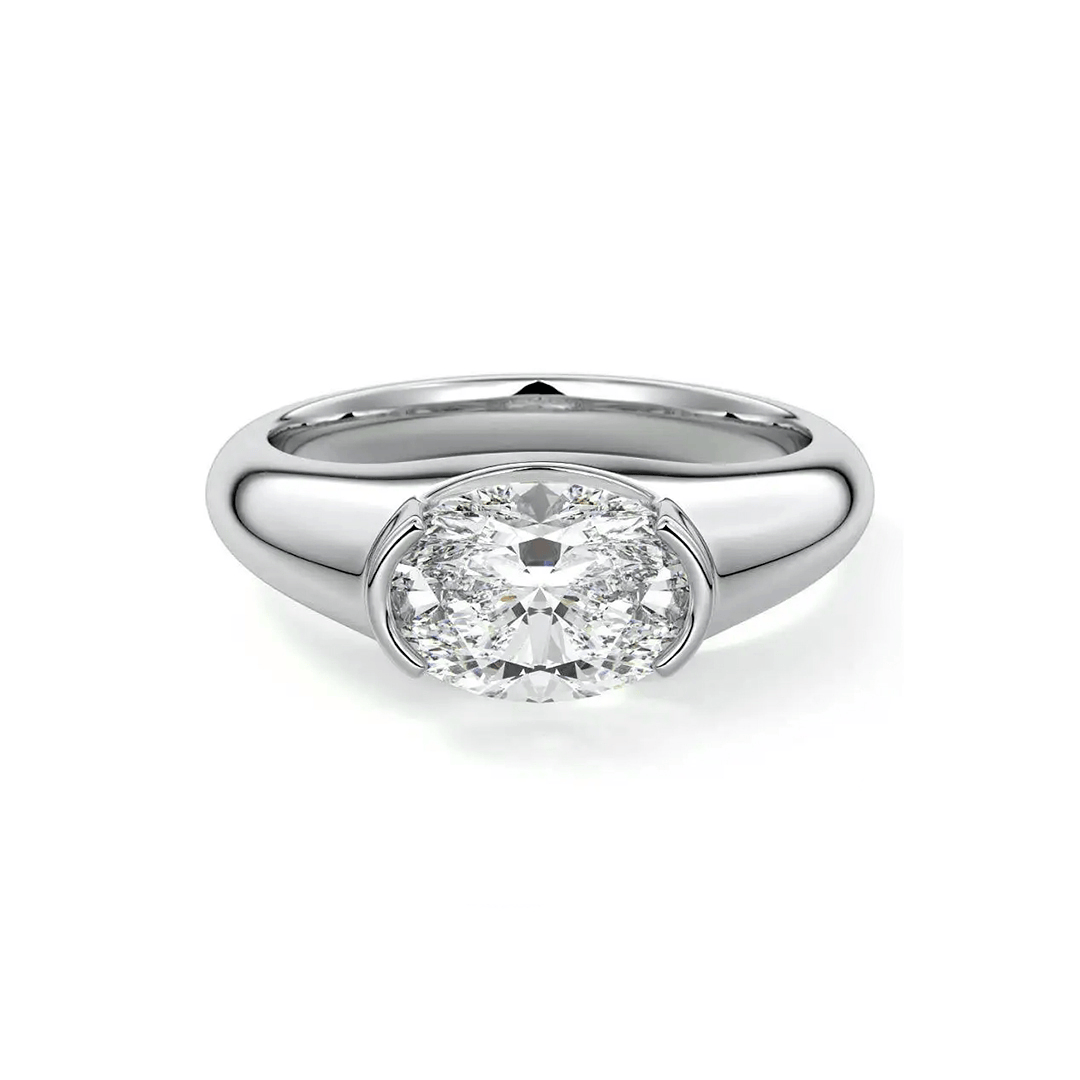 Bague Souverain de Cristal - Diamant Moissanite💎