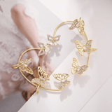 Clips d’oreilles Papillon 🦋 - Zircone Cubique 💎 x2