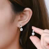 Boucles d'oreilles Gemme Jumelle - Diamant Moissanite 1 Carat 💎