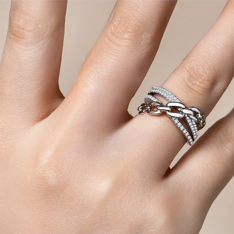 Freya Ring In Sterling Silver 925