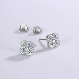 ✨ Boucles d’Oreilles Clover édition - Diamant Moissanite 1 Carats💎Loriele™