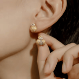 Boucles d'oreilles Trésor de Coccinelle - Diamant Moissanite 💎