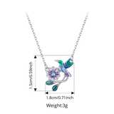 Parure Fleur du Colibri 💐 - Diamant Moissanite 💎