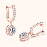 Boucles d'oreilles Or Rosée d’Aurore 18ct - Diamant Moissanite 1 Carat 💎