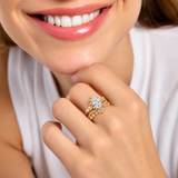 Ensemble de bagues Raiponce - Diamant Moissanite 💎