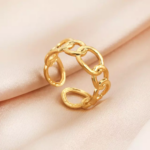 Bague Ajustable Entrelacé Swirl - LORIELE