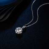 Collier Sérénade Scintillante en Argent Sterling 925 - Diamant Moissanite 1 Carat 💎