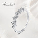 Bague Nymphe Argentée en Argent Sterling 925 Oxyde De Zirconium 💎