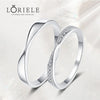 Bagues de promesse Adam et Eve en Argent Sterling 925 - Zircon pavé💎