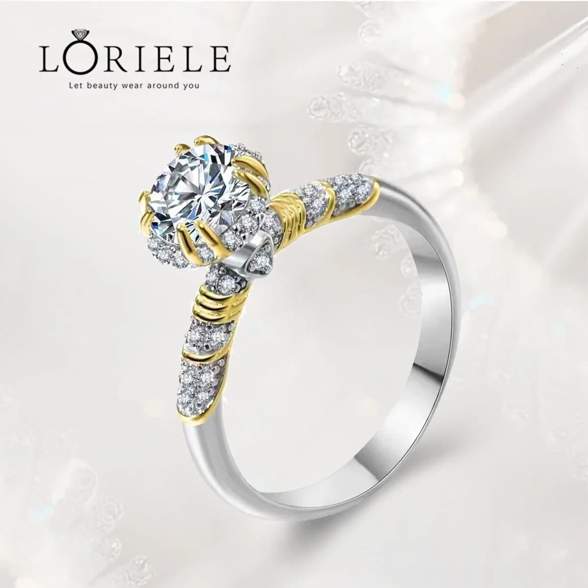 Bague Zephyrine en Argent Sterling 925 Oxyde De Zirconium 💎